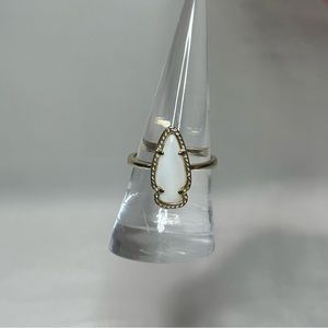 Kendra Scott White Arrow Ring